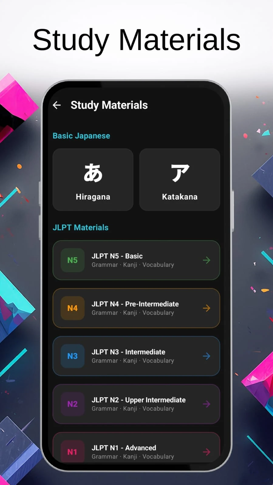 N1 Master: JLPT N5 - N1 screenshot